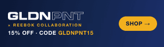 GLDN PNT x Reebok collaboration — 15% off with code GLDNPNT15. Padel apparel born in Miami.