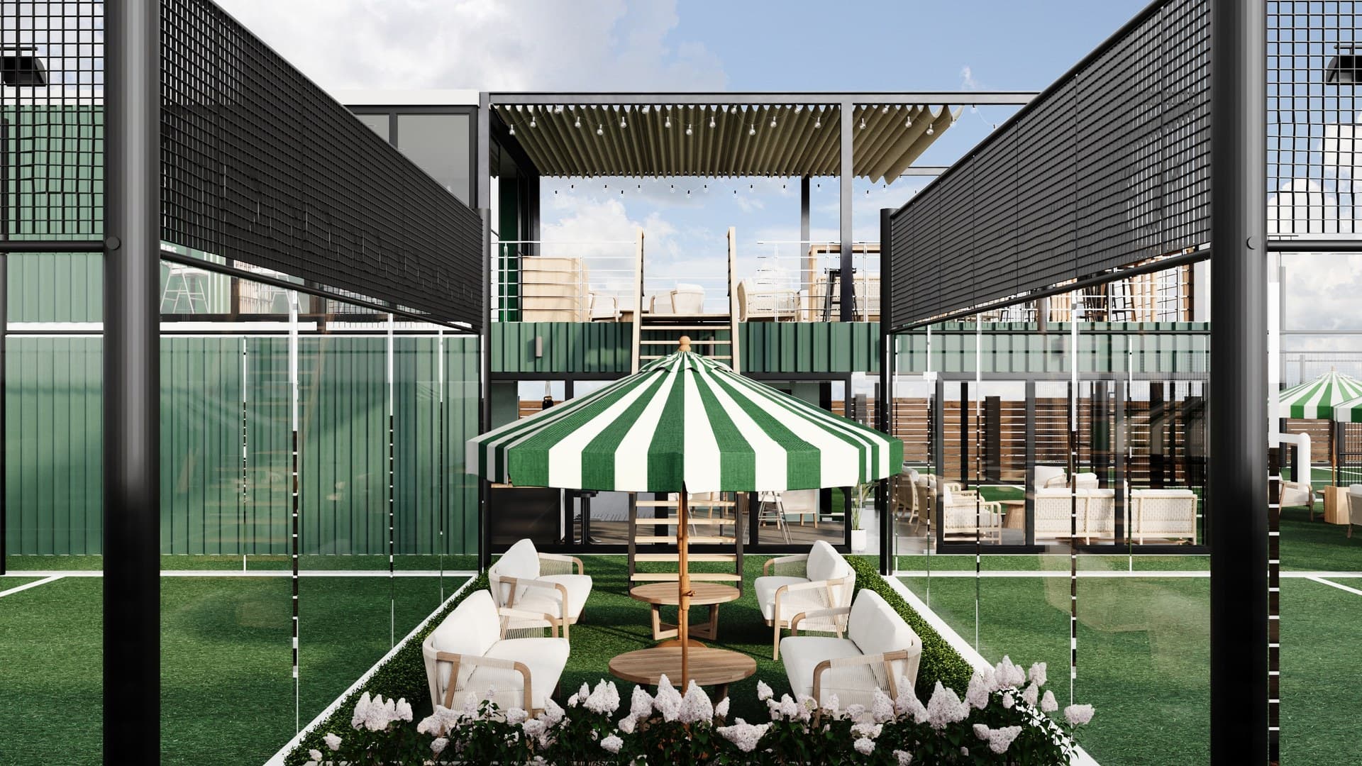 Columbus Padel Club padel courts