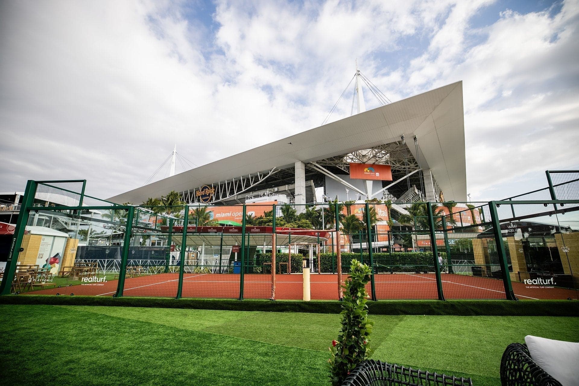 Hard Rock Stadium padel courts