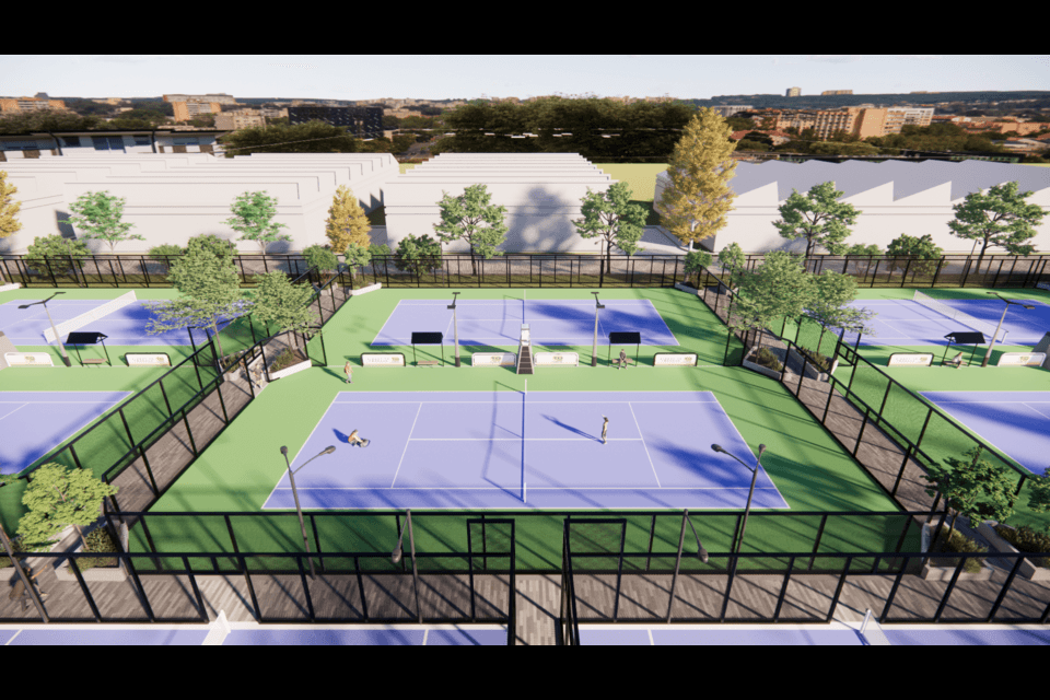 North Texas Raquet Club padel courts