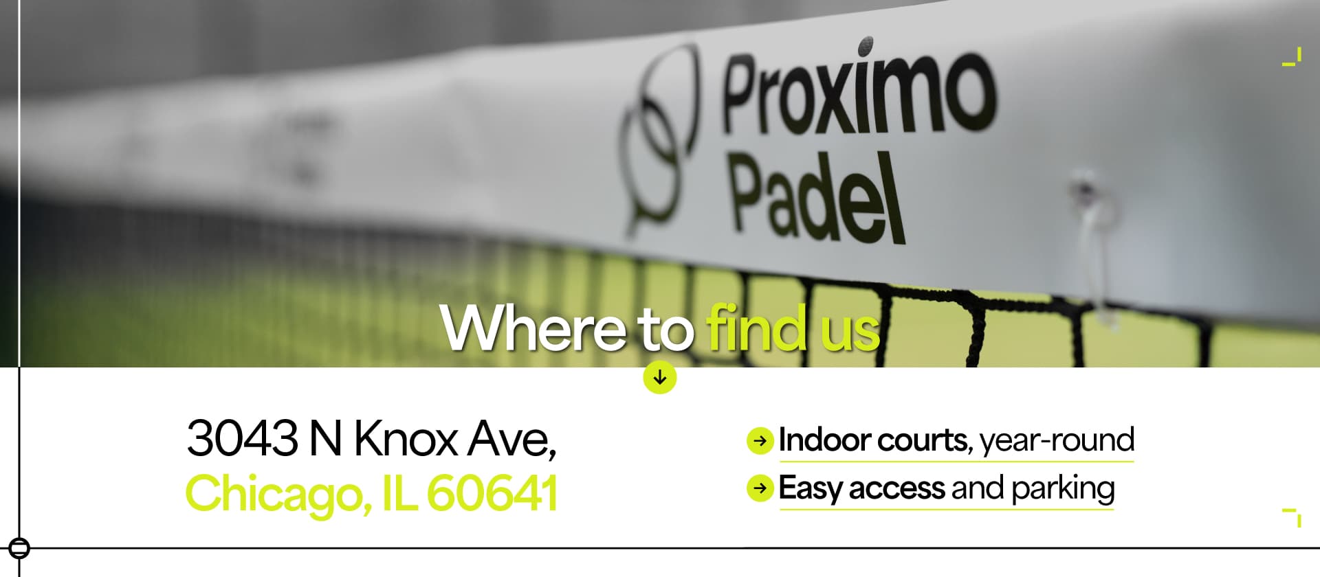 Proximo Padel Northbrook padel courts