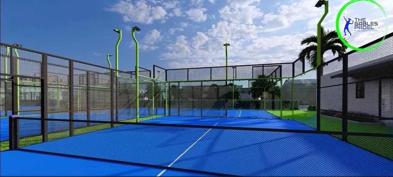 The Gables Padel banner