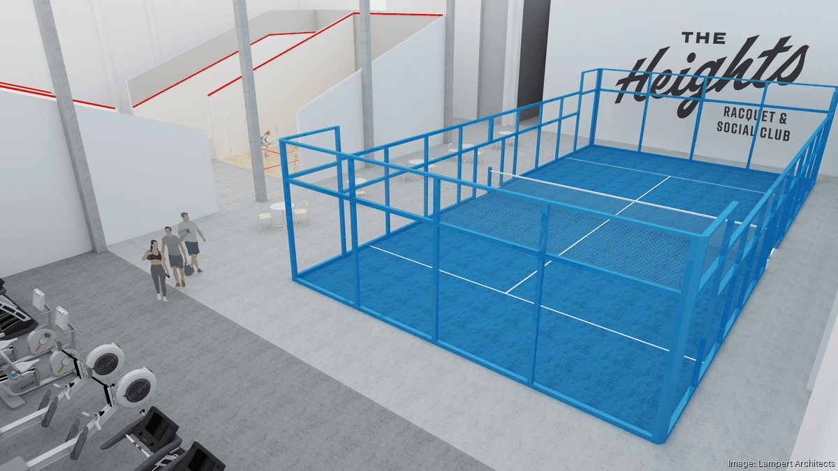 The Heights Racquet & Social Club padel courts