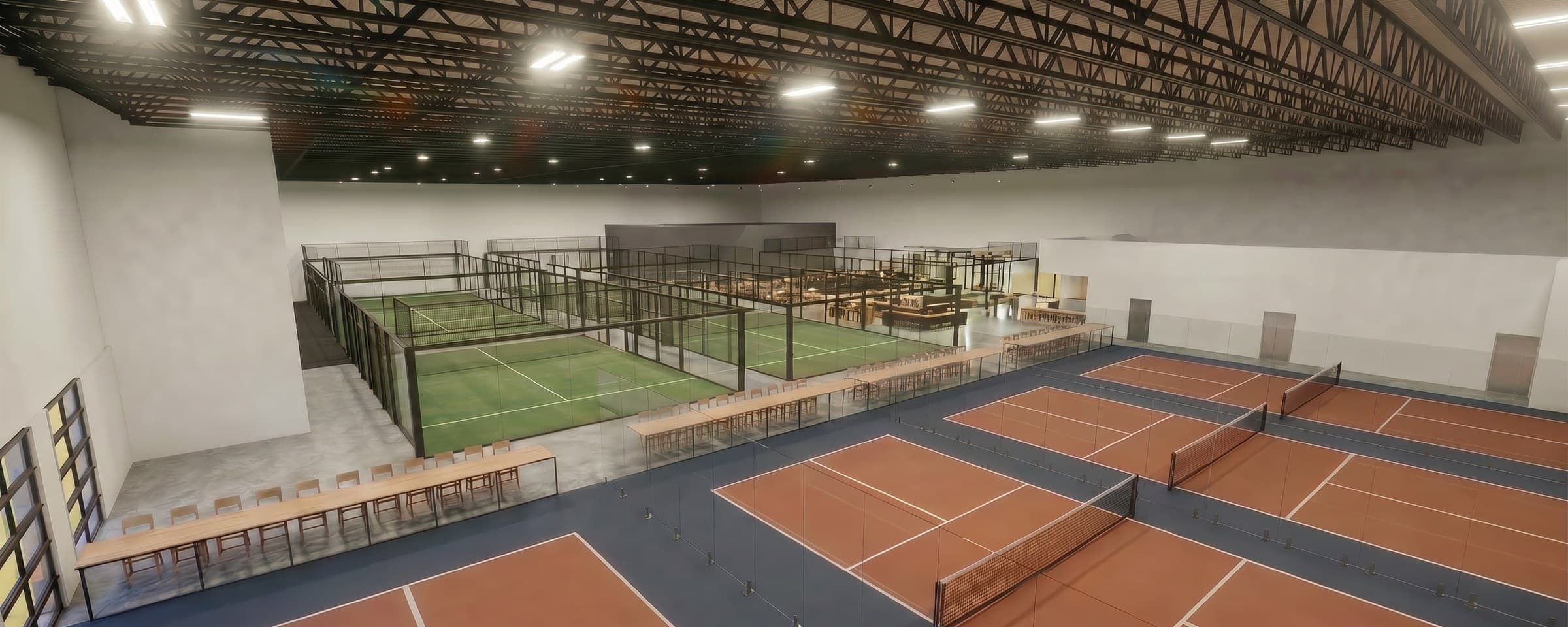 Three Rackets padel courts