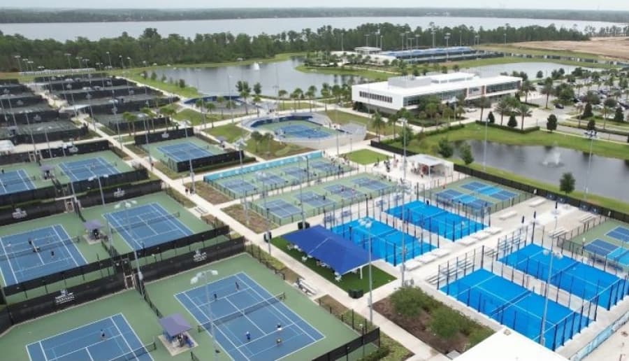 USTA National Campus padel courts