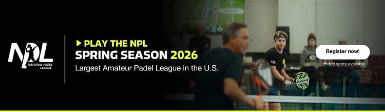 Play the NPL Spring Season 2026 — Largest Amateur Padel League in the U.S. Register now!